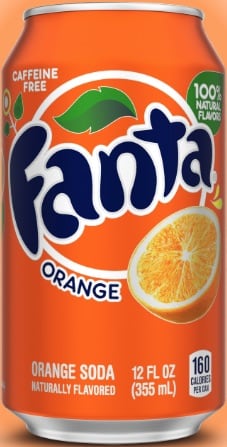 do fanta drinks have caffeine