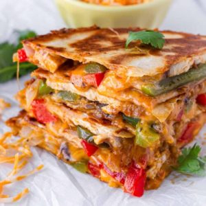 how to make chicken quesadillas