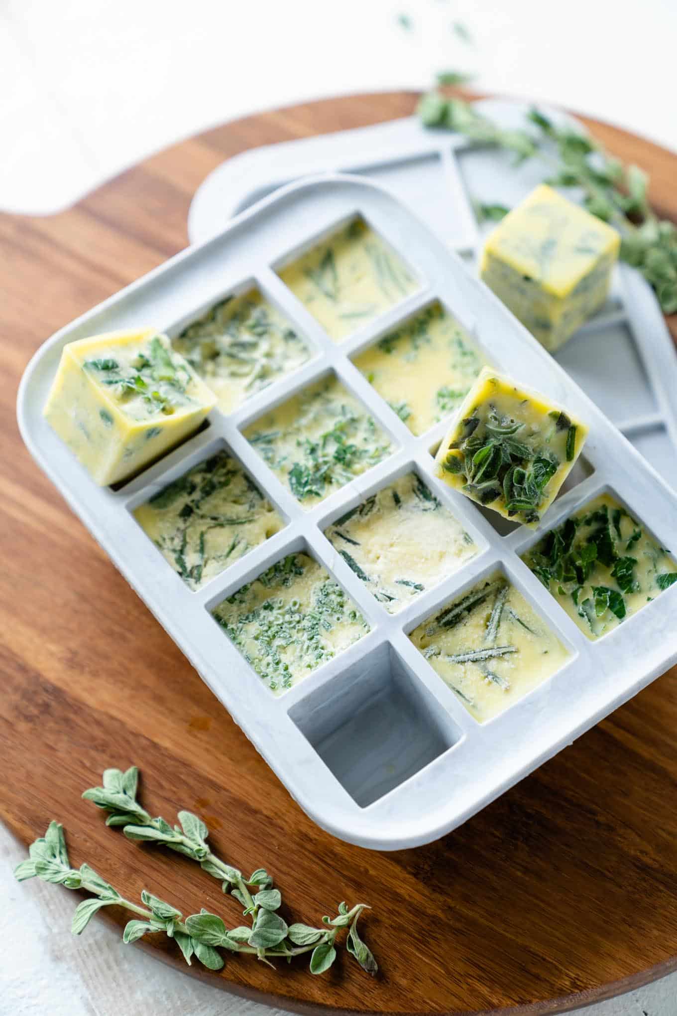 how to freeze herbs
