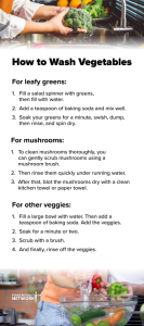 how to clean fruit