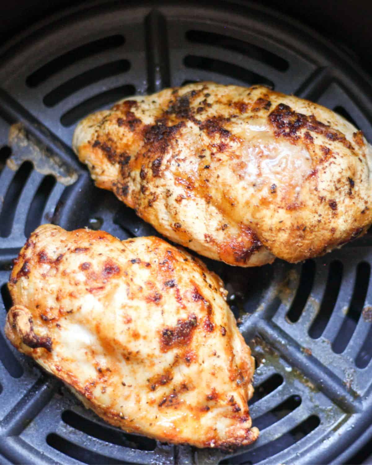 how long to cook frozen chicken in the air fryer