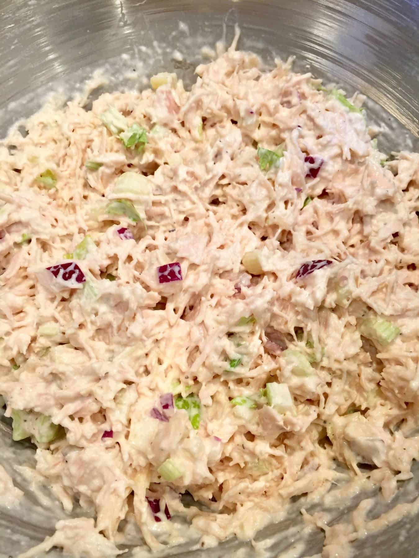 how to make chicken saled from a can