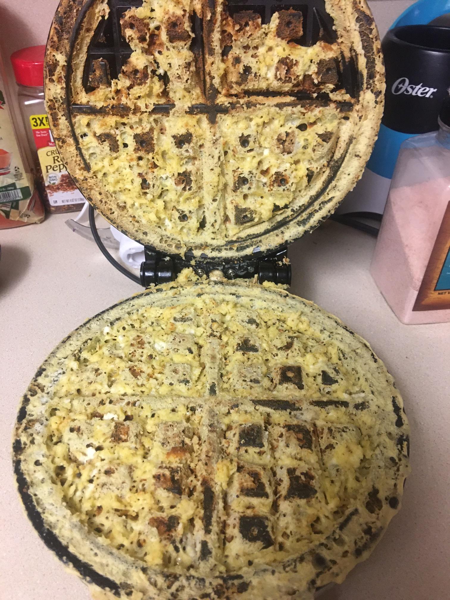 what happens if a waffle maker is soaked