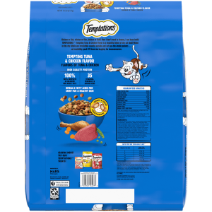 how many calories in temptation dry bag cat food