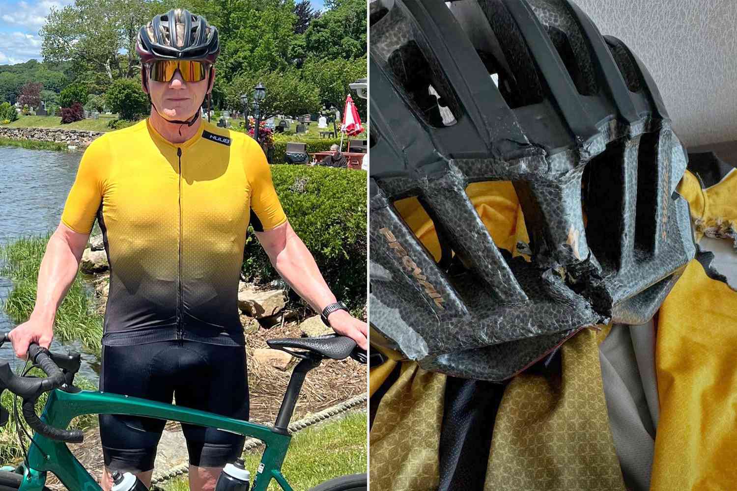 what happened to gordon ramsay bike accident