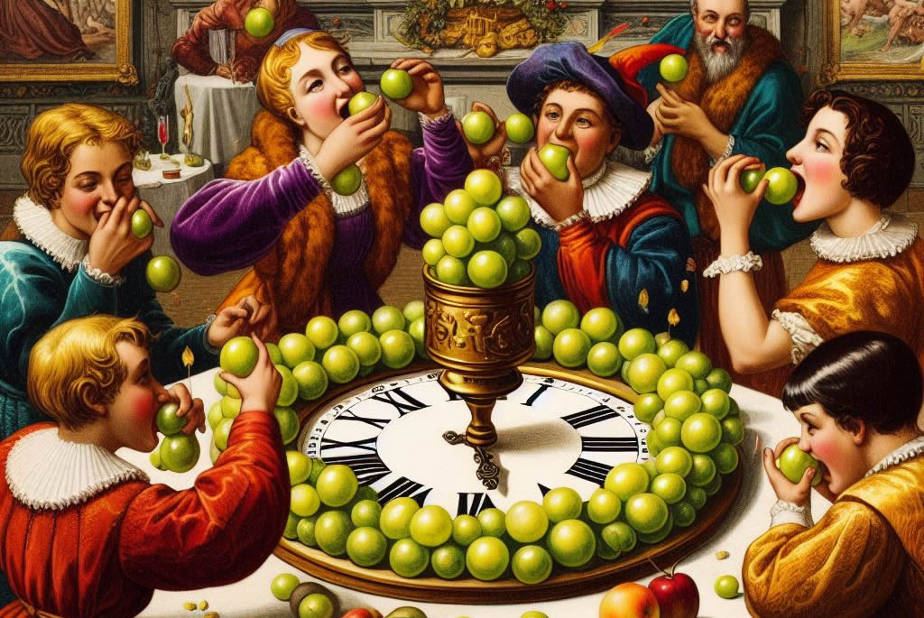 why do people eat grapes on new year's