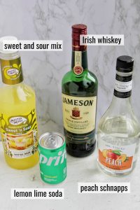 whats in a green tea shot