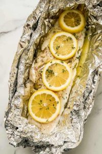 how long do you back cod in foil