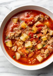 how to make hamburger soup