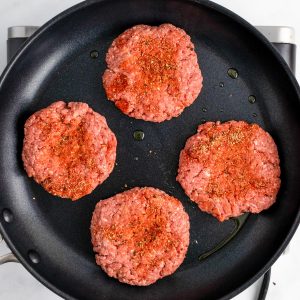 how to cook burgers on the stove