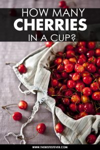 how many cherries in a cup