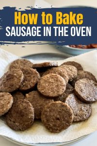 how to cook sausage patties in the oven