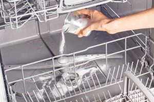 how to clean dishwasher with baking soda