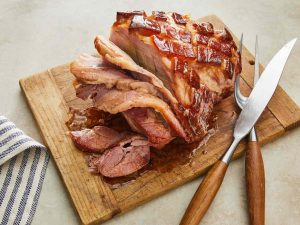 how to cook a raw ham