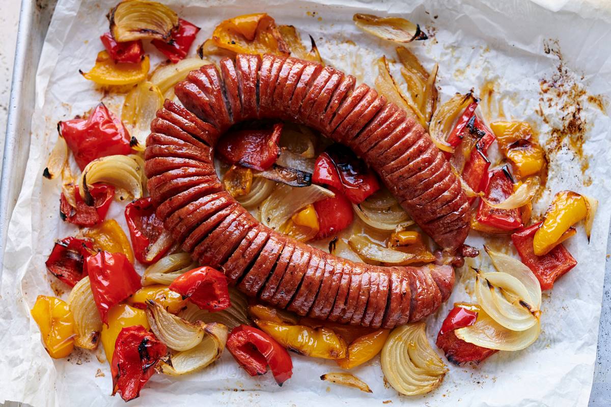how to oven cook kielbasa