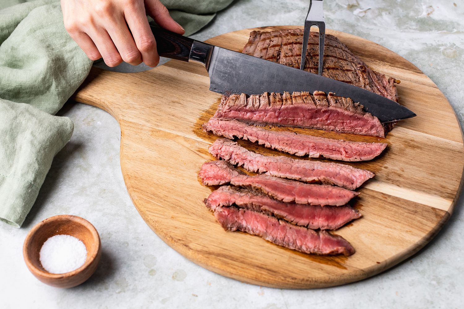 how do you cut flank steak