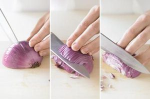 how to dice an onion