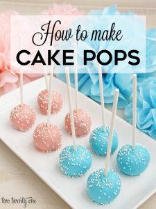 how to make cake pops with cake mix
