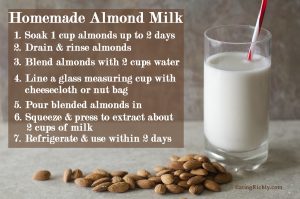 how to make almond milk