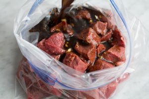 how long do you marinate beef chunks