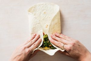 how to fold a wrap