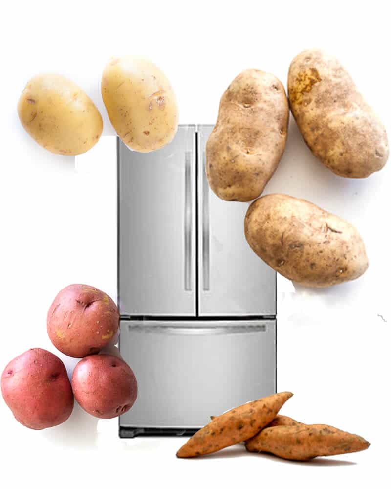 should you refrigerate potatoes