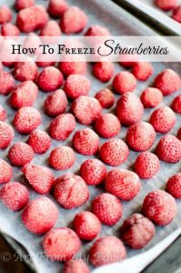 how to freeze strawberries fresh