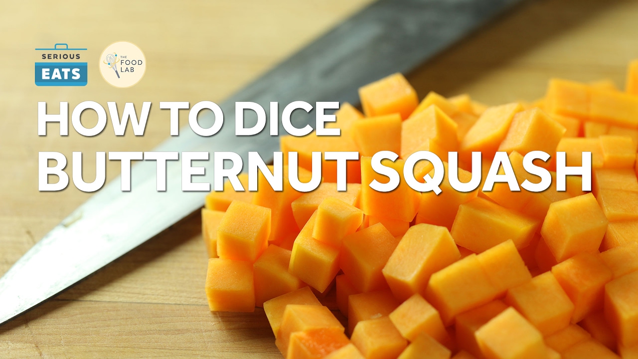 how to dice butternut squash