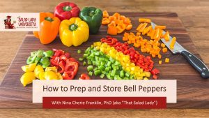 how to store bell peppers