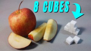 how much sugar in one apple bag