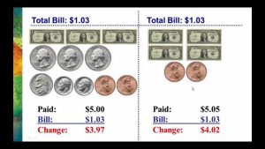how to get good at money math for cash register