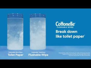 is cottonelle flushable wipes really flushable