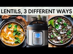 how to cook lentils in the instant pot