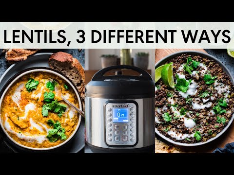 how to cook lentils in the instant pot