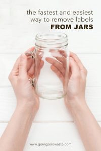 how to remove labels from glass
