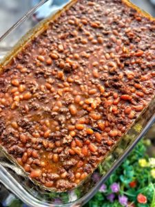 how long to cook baked beans in oven at 350