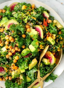how to prepare kale for salad