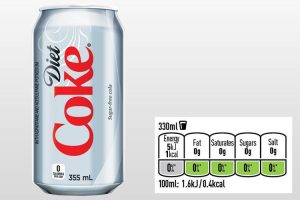 how many calories in diet coke
