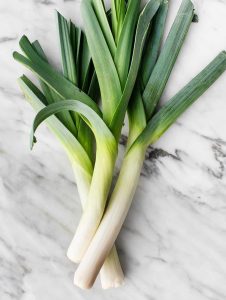 what do leeks look like