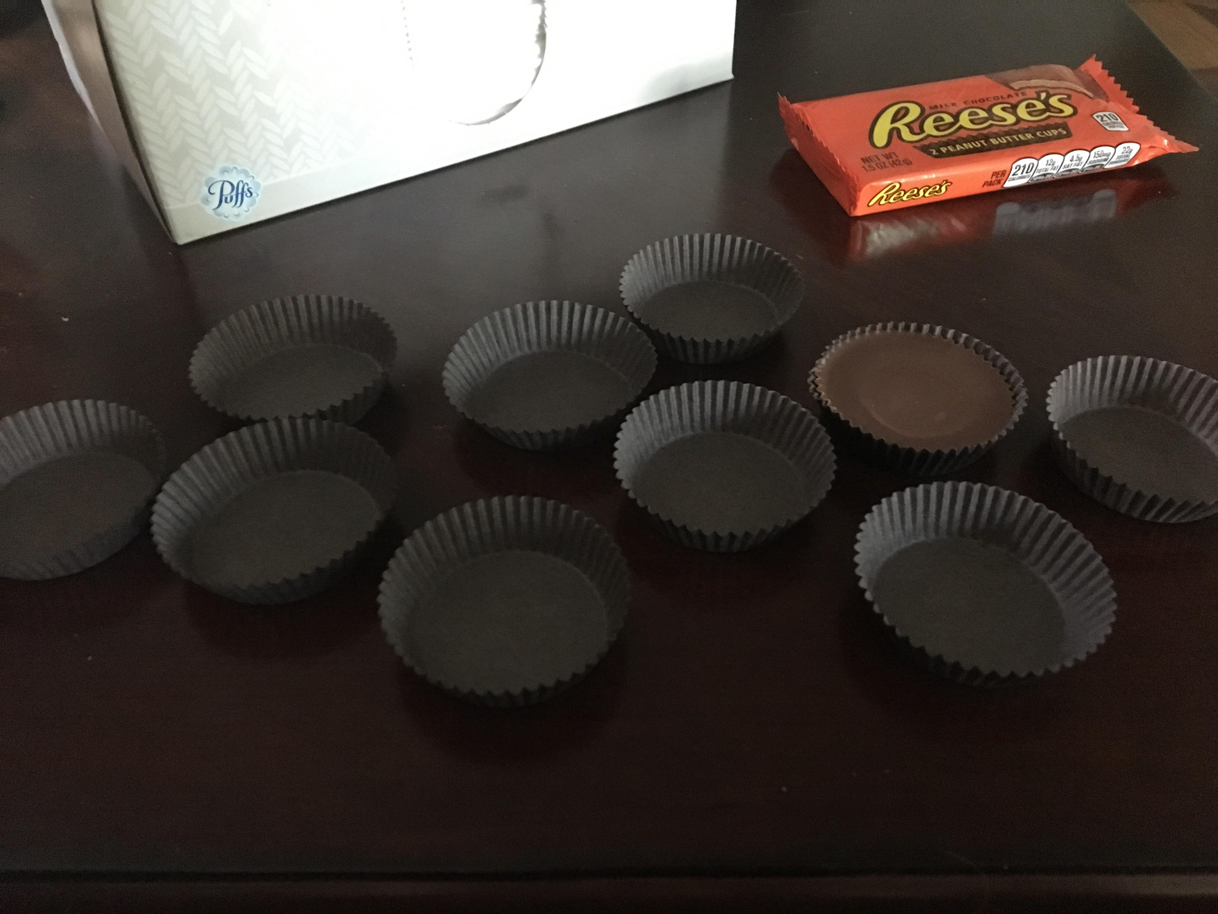 what size paper cup is the peanut butter cup