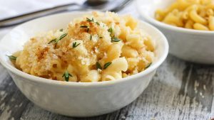 how many calories in macaroni cheese