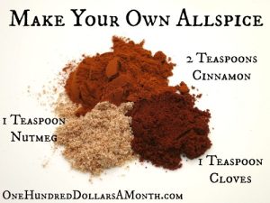 how to make allspice