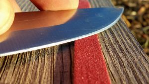 how do you sharpen a non cooking knife