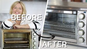 how to clean a toaster oven