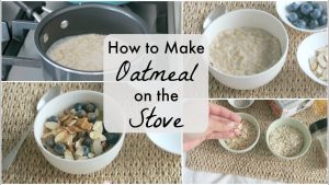 how to cook oatmeal on a stove
