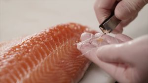 how to debone salmon