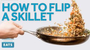 how to flip things with a pan