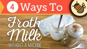 how to froth milk without a frother