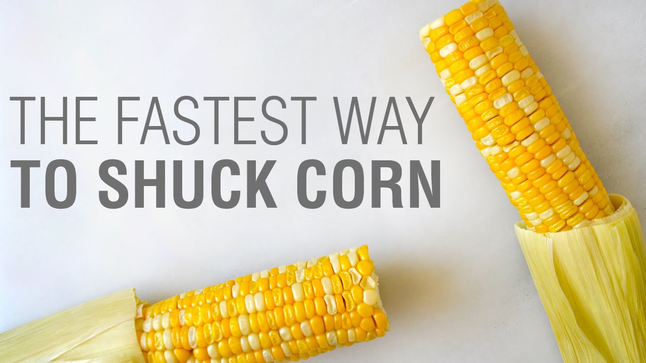 how to husk corn