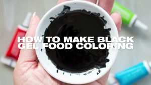 how to make black food coloring